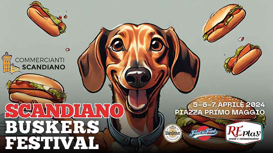 Scandiano (RE)
" Buskers & Food Festival"
05-06-07 Aprile 2024 