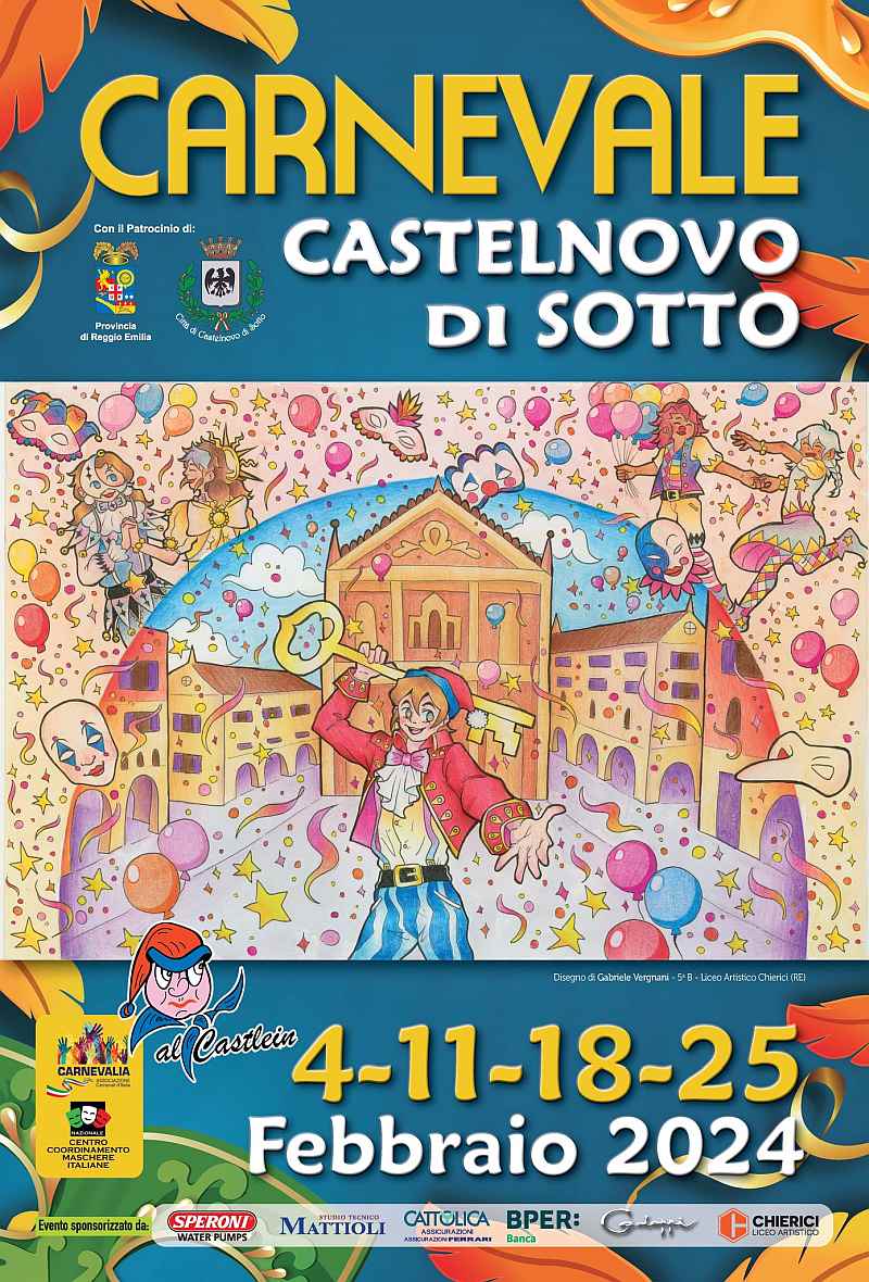 Castelnovo di Sotto (RE)
"Carnevale del Castlein"
4-11-18-25 Febbraio 2024
