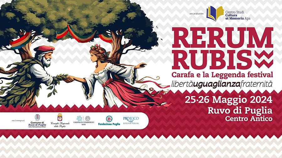 Ruvo di Puglia (BA)
"RERUM RUBIS - Rievocazione Storica"
25-26 Maggio 2024
